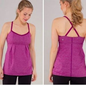 Lululemon Bulerias Tank - Heather Dewberry